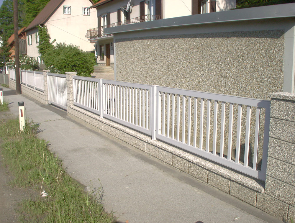 Wartungsfreie ALU Zäune, ALU Balkone und Zaunanlagen in Südtirol
